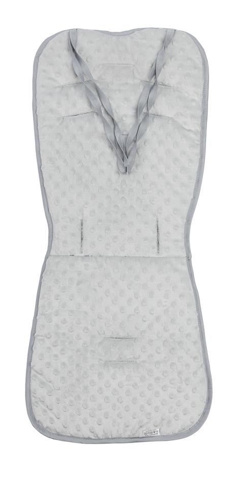 Sensillo podložka do kočíka basic minky ružové zaj,