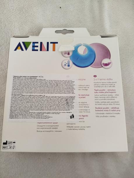 Termo vložky do podprsenky avent, 