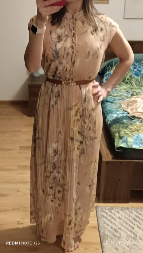 Dlhé letné šaty, h&m,m