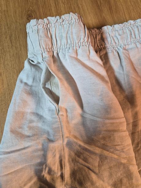 Lanové sortky, h&m,s