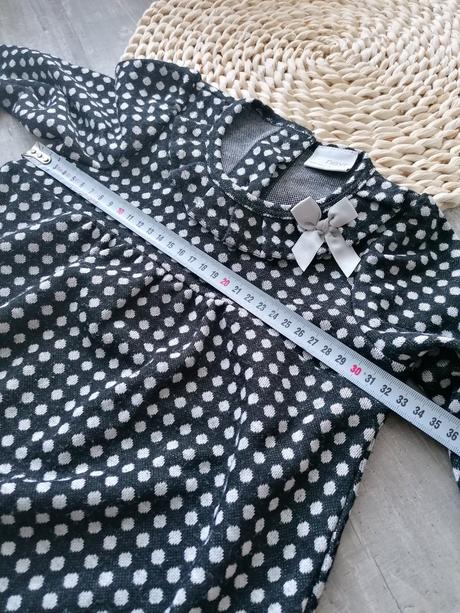 Šaty next 98 (2-3r) cierno biele, next,98