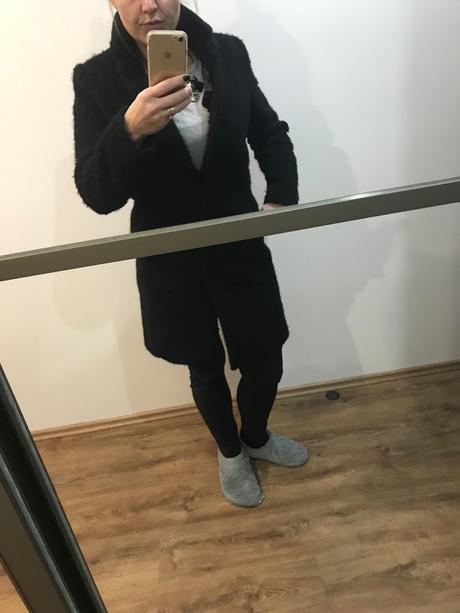 Zimný vlnený kabat h&m, h&m,m