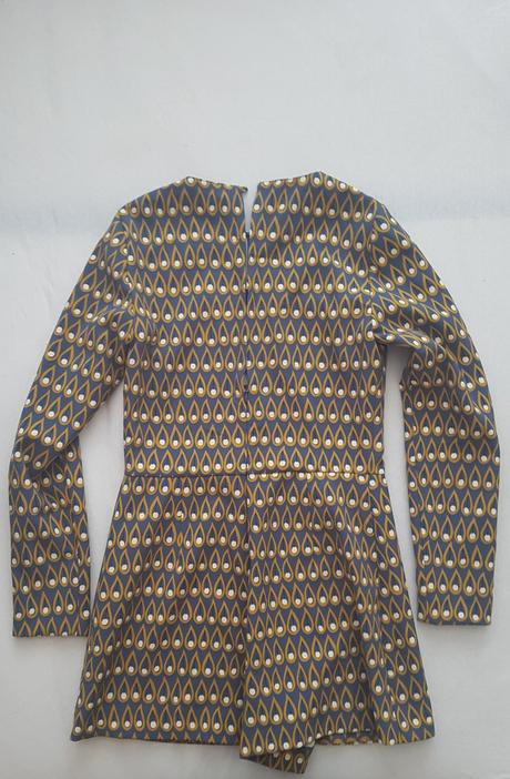 Retro kraťasový overal, zara,m