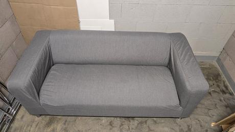 Poťah sivý na pohovku klippan (ikea), 