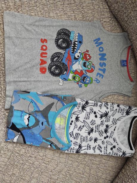 Predám rôzne chlapč. tričká rukávov veľk. 122, 122