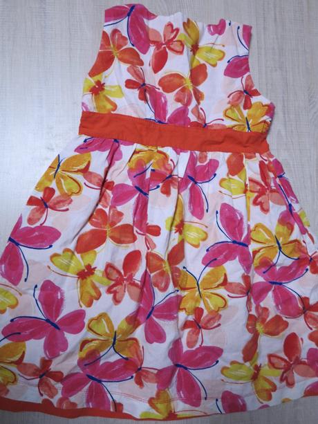 Obojstranné šatičky pestrofarebné, 122