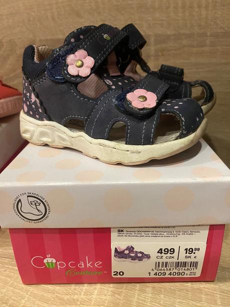 Sandálky cupcake 20, cupcake,20