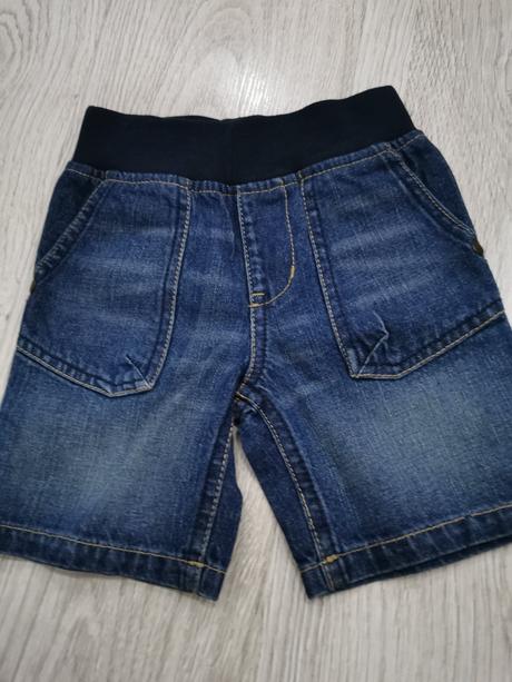 Riflové šortky 6-9mesiacov, lupilu,74