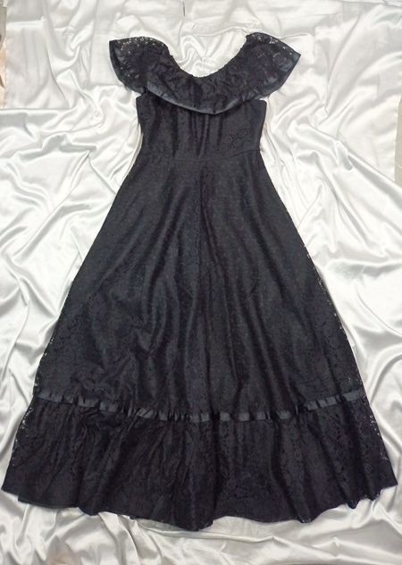 Kvalitné vintage čipkované šaty, c&a,38