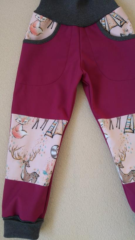 Softshellvé nohavice, 92 - 128