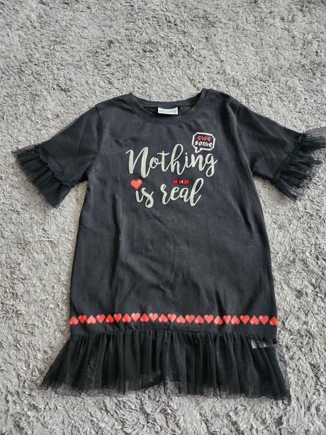 Čierne tricko/ tunika, coccodrillo,140