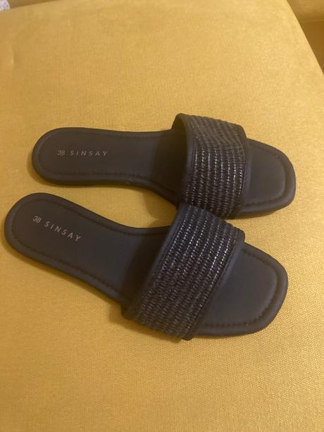 Slapky cierne elegantne darujem, sinsay,38