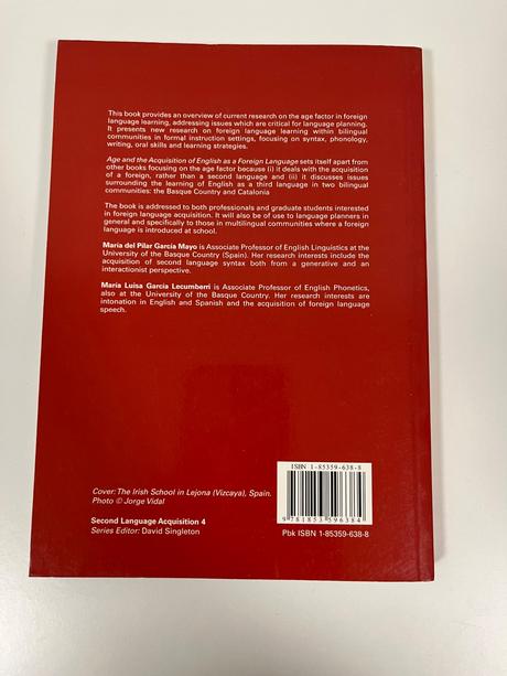 Age and the acquisition of english as a foreign ..,