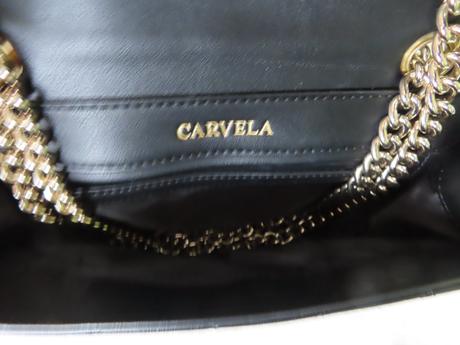 Čierna elegantná kabelka carvela,