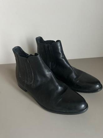 Kožené kotníkové topánky, 39