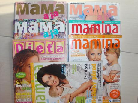 8 časopisov, cena spolu, 