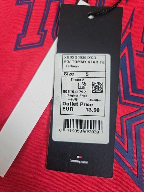 Tričko, tommy hilfiger,110