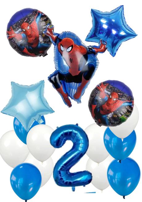 Balóny spiderman - až 15/16/17 kusov, 