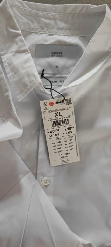 Košeľa biela, house,xl