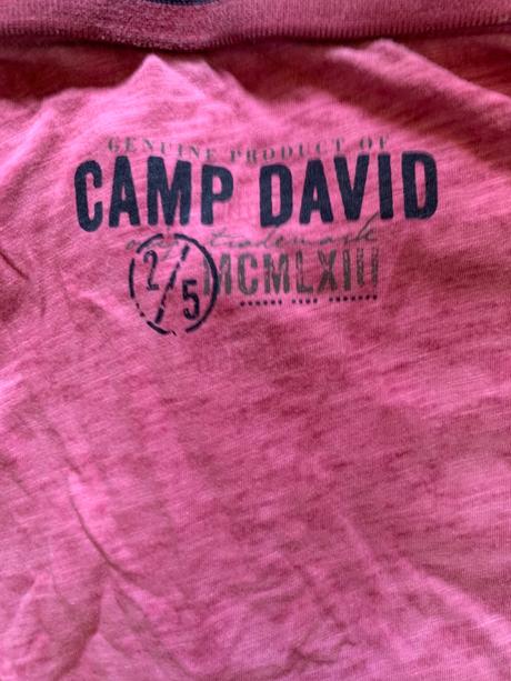 Tricko s kratkym rukavom camp david, m