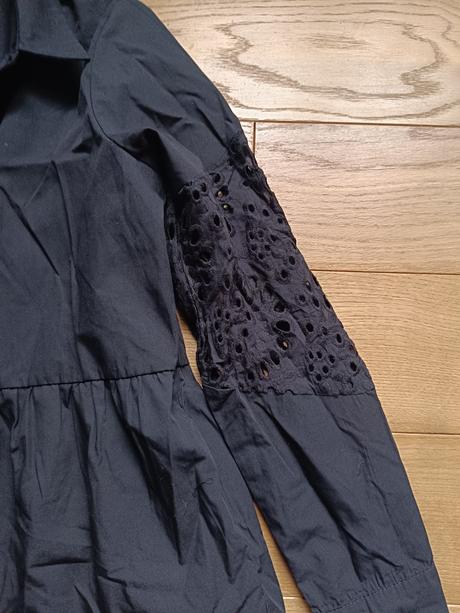 Košeľové šaty s madeirou, sinsay,m