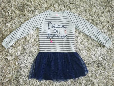 Mikinové šaty 122/128, 122