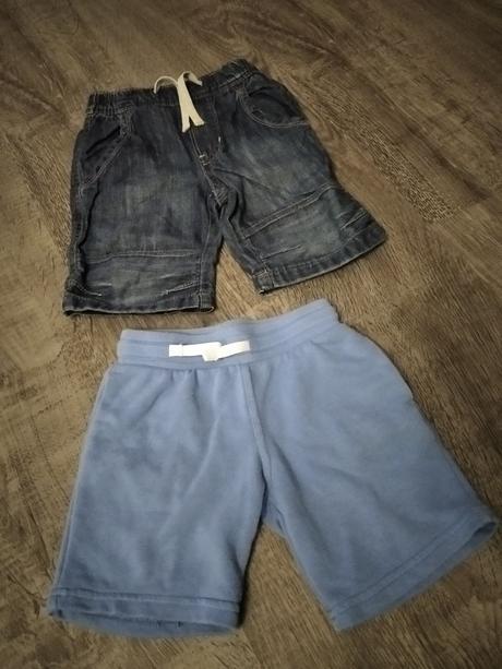 2x kraťasy, h&m,98
