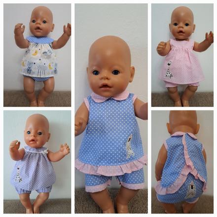 Rôzne oblečenie pre 43 cm baby born,