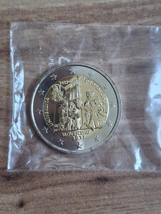 Minca 2 euro pamätná univerzita istropolitana 2015, 