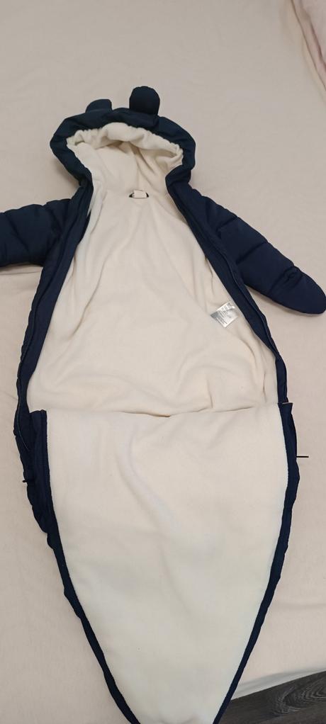 Zimná kombinéza/fusak 62/68, h&m,62