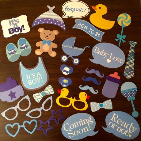 Rekvizity na fotenie baby - narodenie chlapčeka,