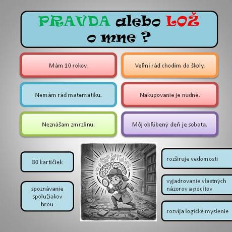 Kartičkové hry - rozvoj logického myslenia,