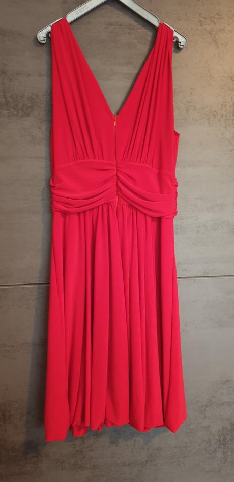 Elegantné červené šaty, l