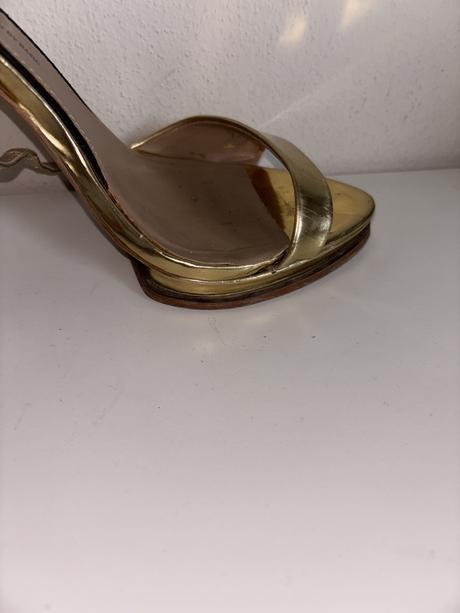 Zlaté spoločenské sandále zara 37, zara,37