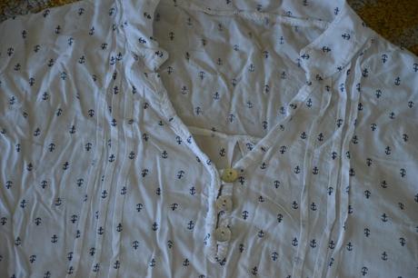 Blúzka s kotvičkami, s