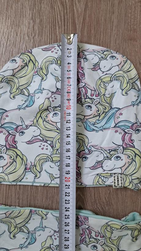 Set čiapka+nákrčník jednorožce, 122