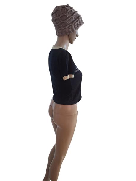 Dámske bavlnené tričko do pása, slovenka,s