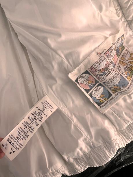 Moncler zimná bunda s veľkou kozusinou vel.6, 116