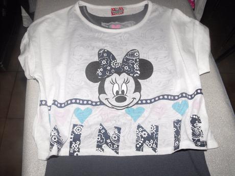 Krátke (crop) tričko minnie disney/y.d., young dimension,152