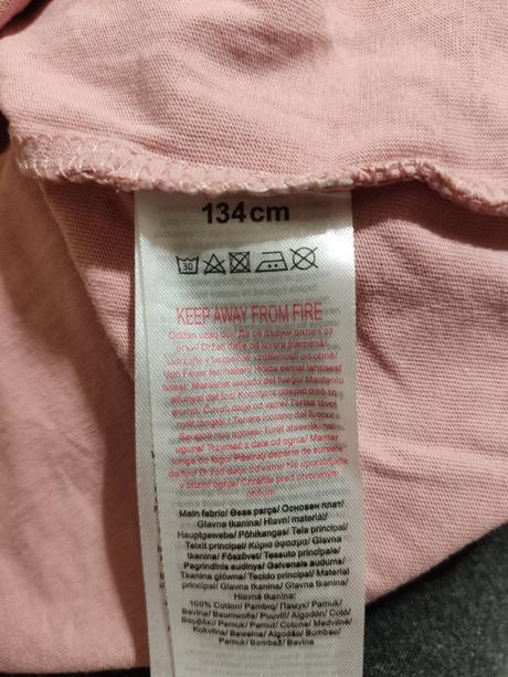 Tričko krásne rukávy, pepco,134