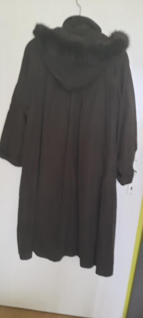 Kabát dlhý,  kapuca odpínateľná - vel. 44, 44