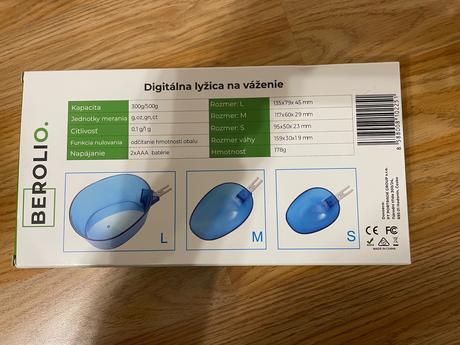 Digitalna lyzica na vazenie berolio, 