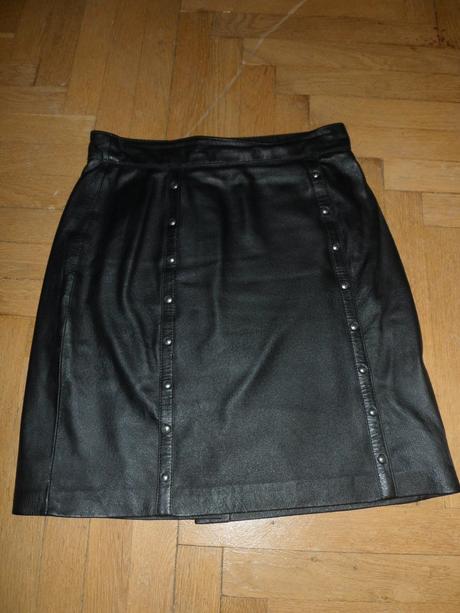 Kožená sukňa, veľ. s-m, m