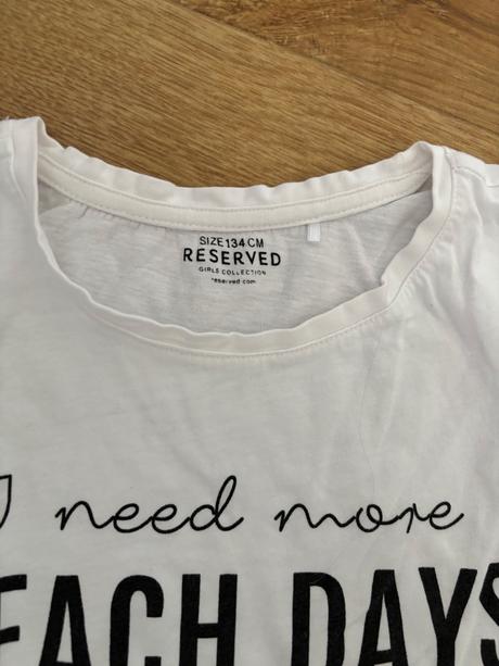 2 pack ziarive dovolenkové tricka 134/140, reserved,134