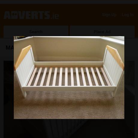 Mamas and papas postieľka, šírka (cm): 70,dĺžka (cm): 140