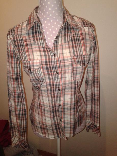 Károvaná košeľa veľ. 38 zn. viceversa, 38