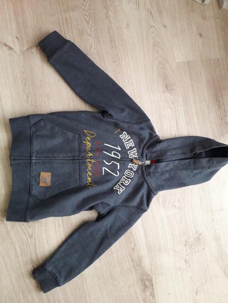 Sivá mikina na zips, calliope,104