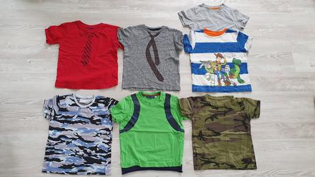 Balík tričiek veľkosť 98, 86–98