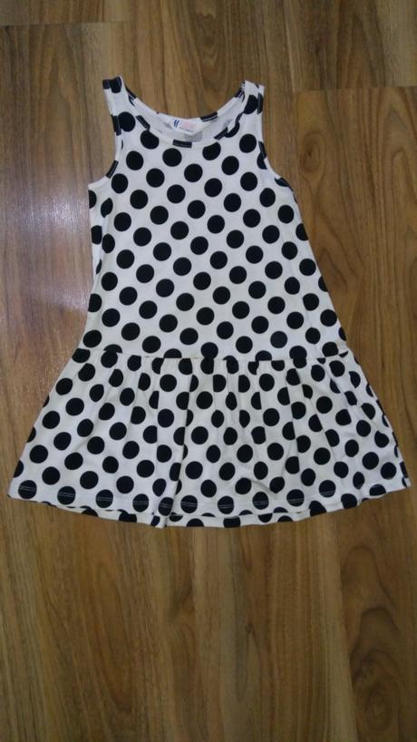 Bodkované šaty, h&m,98