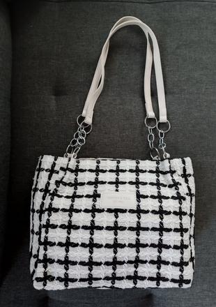 Károvaná tote taska, 